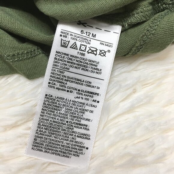 OLD NAVY 2 Piece Infant Floral Graphic Long-Sleeve Tee Shirt Top 6-12 Months - Picture 5 of 9